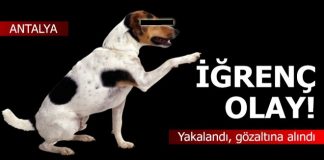 Antalya’da iğrenç olay! Yakalandı, gözaltına alındı