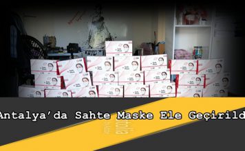 Antalya’da Sahte Maske Ele Geçirildi