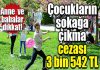 Sokağa çıkma cezası 3 bin 542 TL