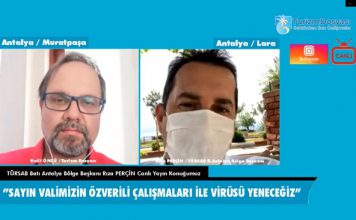 “ANTALYA VALİMİZİN ÖZVERİLİ ÇALIŞMALARI İLE VİRÜSÜ YENECEĞİZ!”