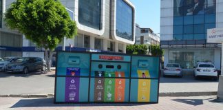 Eldiven ve maskeler, Mobil Atık Getirme Merkezi’ne