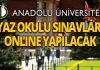 Açıköğretim’de yaz okulu sınavları online yapılacak