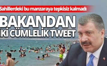 Bakan Koca son paylaşımında sahillerdeki doluluğa dikkat çekti