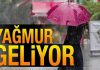Yağmur geliyor, hava sıcaklığı 9 derece düşüyor