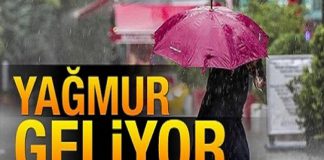 Yağmur geliyor, hava sıcaklığı 9 derece düşüyor