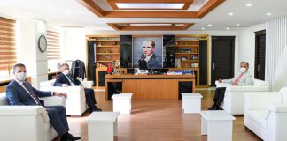 Vali Yazıcı, Başkan Uysal’ı ziyaret etti