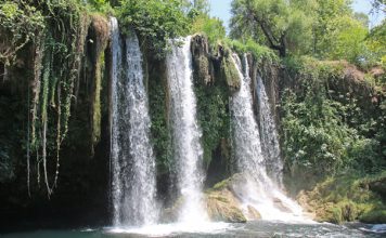 Düden Şelalesinde su seviyesi ölçümleri başladı