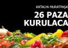 Muratpaşa’da 26 pazar kurulacak