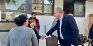 Didim Belediye Başkanı Atabay, Kente Gelen Depremzedeleri Ziyaret Etti
