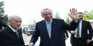 Cumhurbaşkanı Erdoğan, MHP Genel Başkanı Bahçeli’yi ziyaret etti