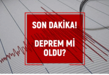 İzmir’de deprem oldu mu 10 Kasım Pazartesi?