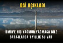 İzmir’e hiç yağmur yağmasa bile barajlarda 1 yıllık su var